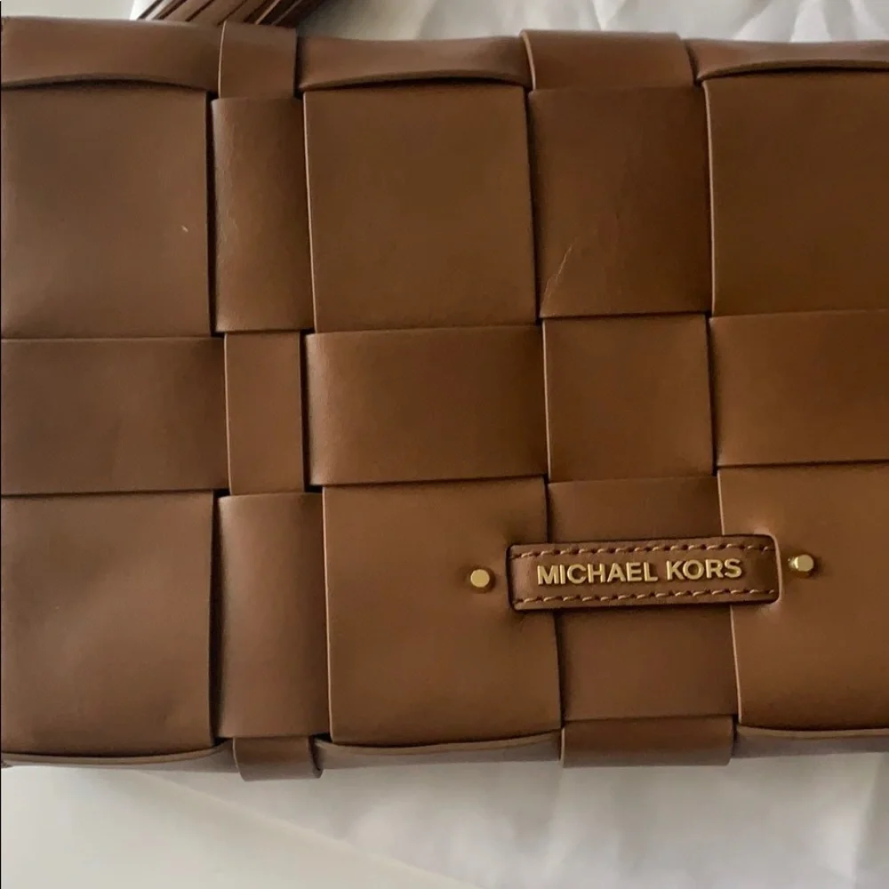Michael Kors brown leather purse